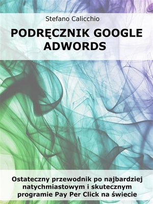 cover image of Podręcznik Google Adwords
